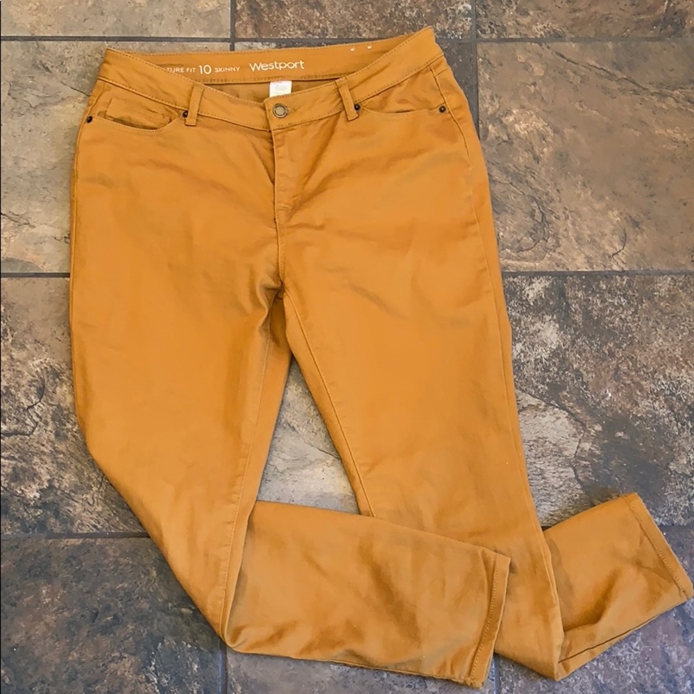 Mustard Skinny Pants